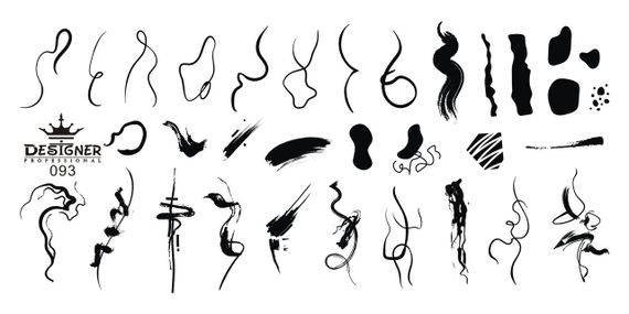 Пластина 093 для стемпінгу Designer Professional (12х6см) | Зображення 1