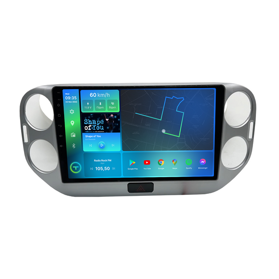 Штатна магнітола Torssen 2K VW Tiguan 11-17 silver F10464 4G Carplay DSP | Зображення 1