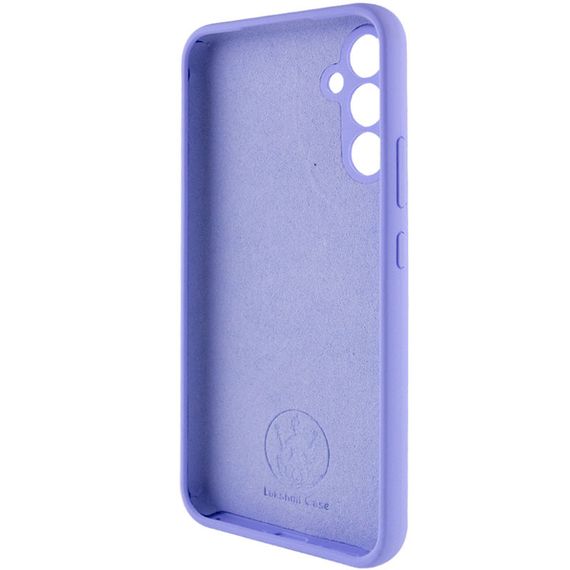 Чехол Silicone Cover Lakshmi Full Camera (AAA) для Samsung Galaxy S24 FE Сиреневый / Dasheen | Зображення 3