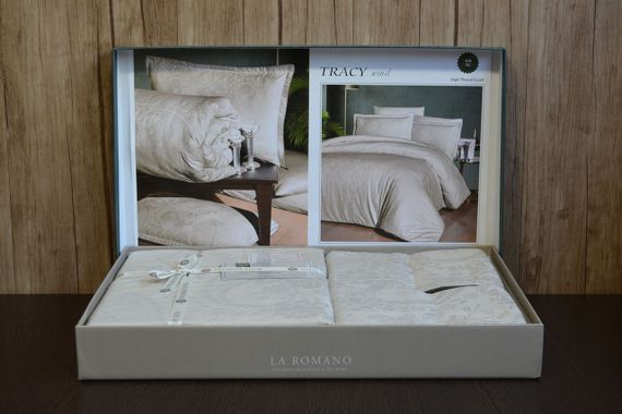 Постільна білизна La Romano Premium Satin 200×220 Tracy Wind | Зображення 1