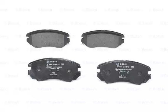 Колодки гальмівні дискові HYUNDAI SONATA, TUCSON, KIA SOUL передн.  BOSCH (0986424815) | Зображення 2
