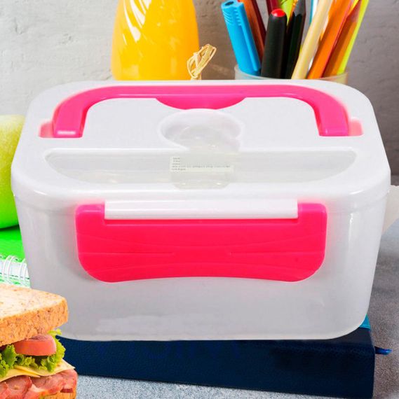 Ланч-бокс з підігрівом Lunch Heater 220 V Pro рожевий електричний | Зображення 1