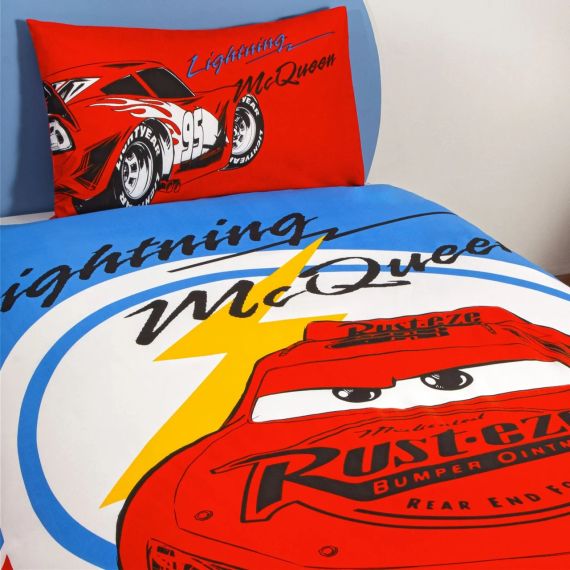 Постільна білизна TAC Disney 160×220 см Cars Mcqueen | Зображення 1
