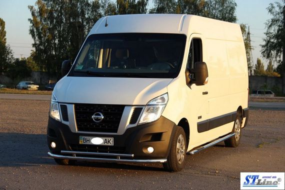 Передній захист ST016 (нерж.) для Opel Movano 2010-2021 рр | Зображення 2