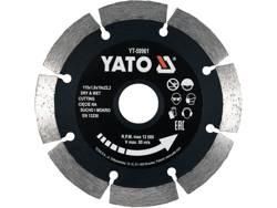Диск алмазный камень бетон Ø-115x1.8x10x22.2мм мокрый/сухой YATO YT-59961