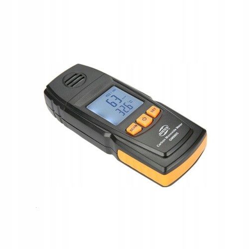 Детектор чадного газу CO + термометр (0-1000 ppm, 0-50 °C) BENETECH GM8805 | Зображення 3