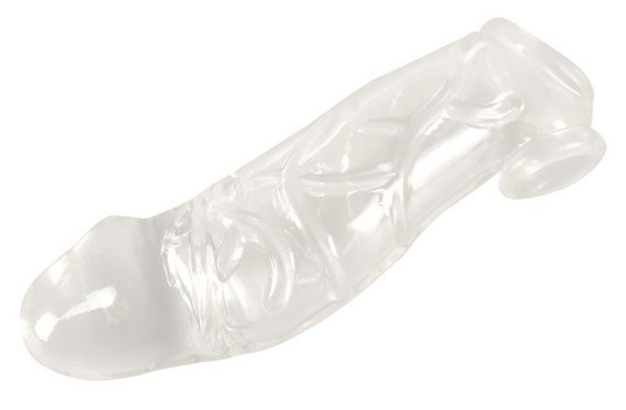 Насадка на пеніс Crystal Clear Penis Sleeve wit Sex Aura | Зображення 3