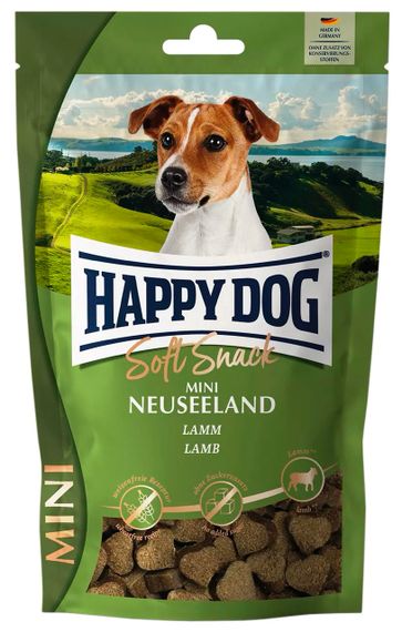 Ласощі з ягнятком для собак малих порід Happy Dog Soft Snack Mini Neuseeland, 100 гр