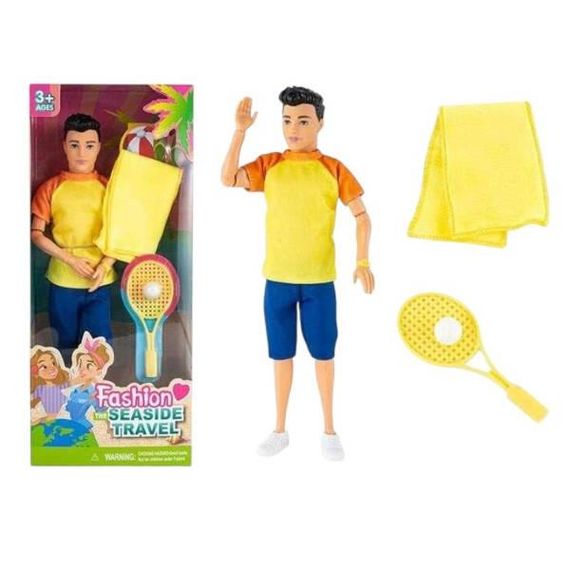Кукла Парень на пляже ST 55669-16 Желто-Синий