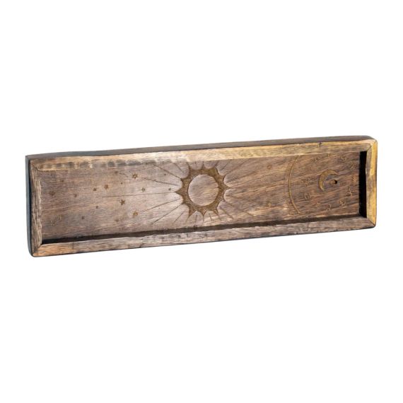 Підставка під пахощі та тераса для кристалів Зодіак 25,4×5,7×1,5 см ZEN Aroma 5056368340178