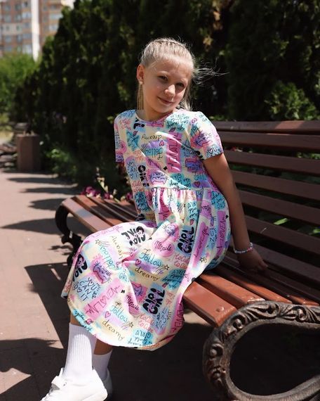 Сукня для дівчинки (підліткова) Носи своє 152 Жовтий (p-5877-163273) | Зображення 3