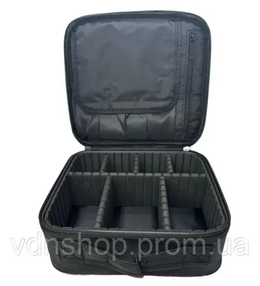 Рожева Органайзер бокс із дзеркалом бьюті кейс косметичка валіза сумка для зберігання косметики та приладдя 26х23х10 см | Зображення 2