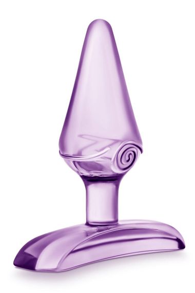 Силіконова анальна пробка Blush Play With Me конусної форми, фіолетова sexstyle | Зображення 2