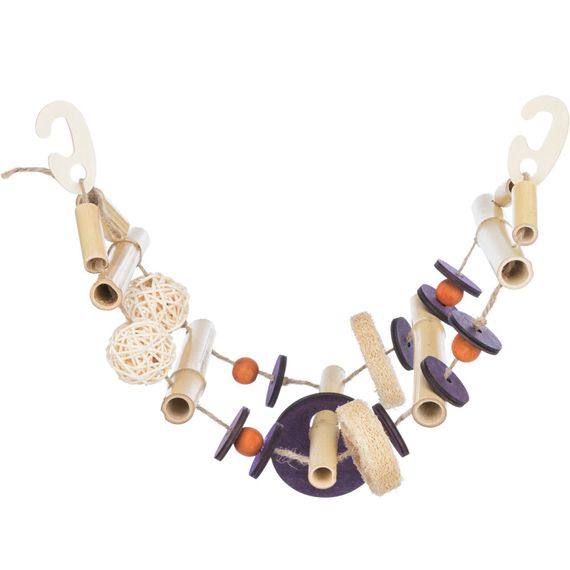 Підвісний міст Trixie для птахів на сизалі бамбук кокос ратанг дерево 45 см | Зображення 2