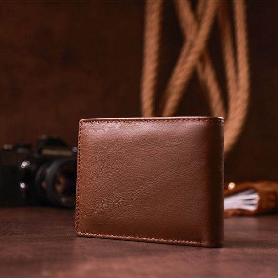 Мужской кошелек ST Leather 18353 (ST-1) НОВИНКА Коричневый | Зображення 6