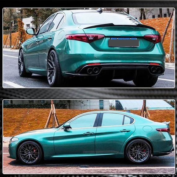 Спойлер V3 (Карбон) для Alfa Romeo Giulia 2016-2022 рр | Зображення 1