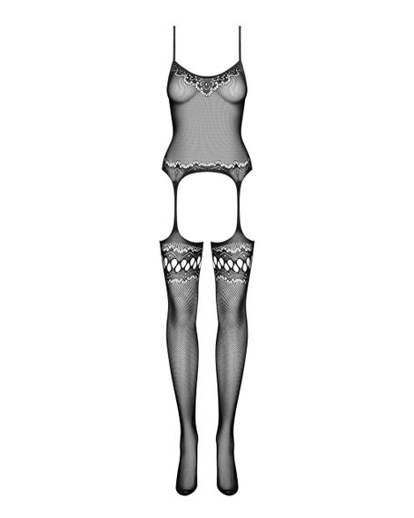 Бодістокінг - Obsessive F214 Bodystocking Black S/M/L sexstyle | Зображення 2