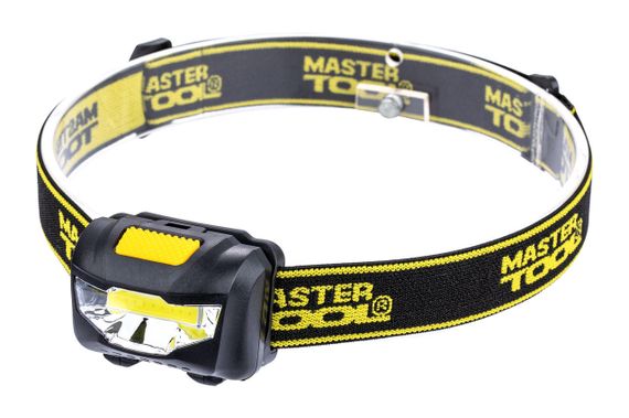 Фонарь налобный Mastertool - 1LED x 1 Вт x 3 режима (94-0811)