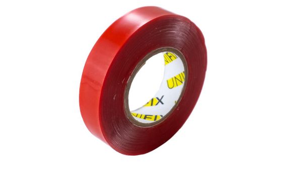 Лента клейкая пено-акриловая 0,5мм*15мм*5м UNIFIX | Зображення 2