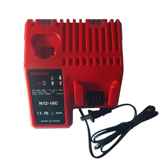 Зарядний пристрій для Milwaukee M12-18C N12 N14 N18 акумуляторний зарядний пристрій для інструментів | Зображення 5