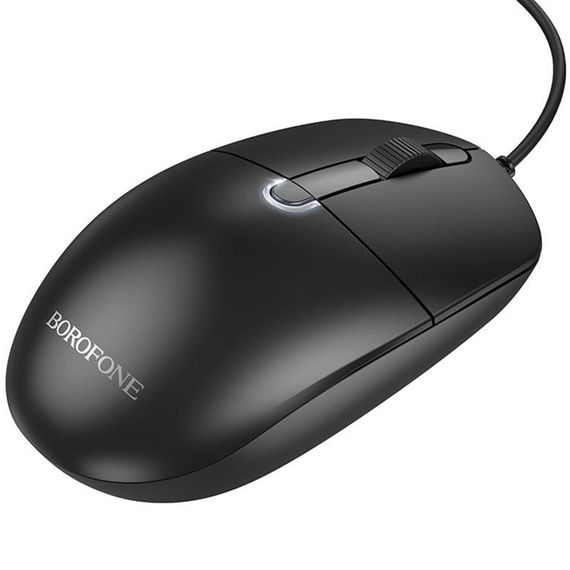 Миша дротова Borofone BG17 Morning Black | Зображення 5