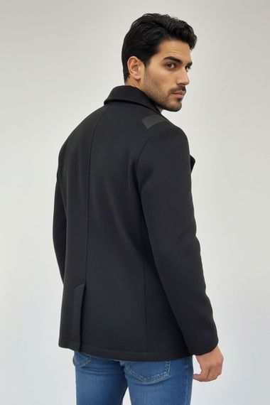 Чоловіче Пальто Sun`s House  розмір: 52 Чорний (арт. AR-634-lozenge-black) | Зображення 2