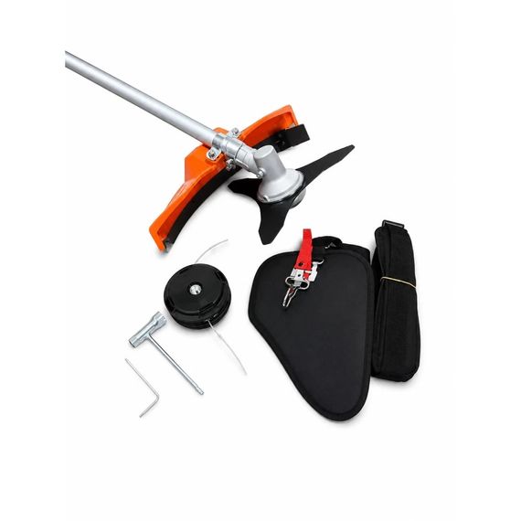 Коса акумуляторна GTM BC56/1200BL (420 мм, 5500/6300 об/хв, 2.4 мм, BL, 56 В, без акумуляторів та зарядного пристрою) | Зображення 2