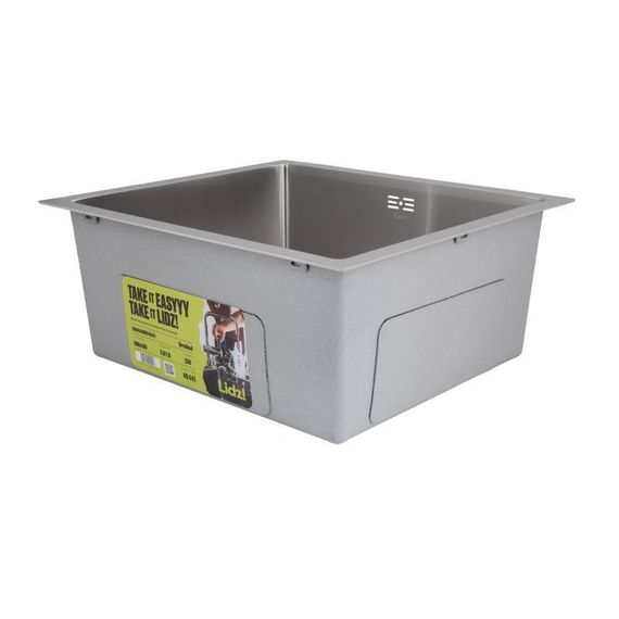 Мийка для кухні інтегрована під стільницю Lidz Handmade H4843 Brushed Steel 3,0/1,0 мм LDH4843BRU49441 | Зображення 3