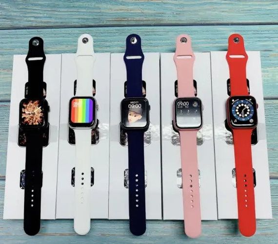 Рожеві Смарт-часы Smart Watch 6 T500 | Зображення 1