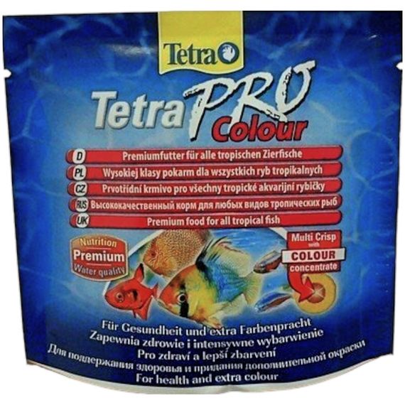 Корм для риб Tetra PRO Colour для акваріумних риб в чипсах 12 г (4004218149366) | Зображення 1