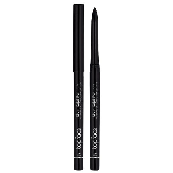 Карандаш для глаз TopFace Stylo Kajal Eyeliner PT617 - 001 Black (0.32 г)