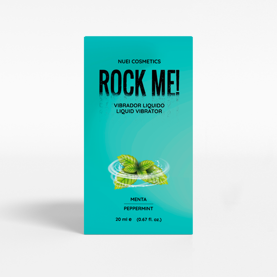Рідкий вібратор ROCK ME! зі смаком м’яти, 20 мл Nuei (Іспанія) sexstyle | Зображення 2