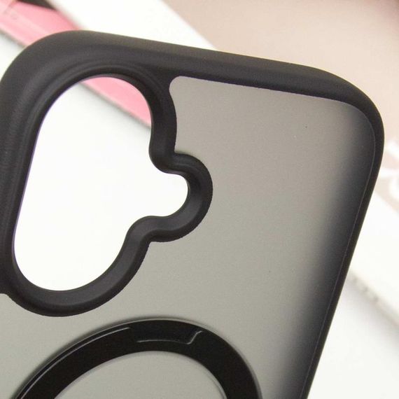 Чохол Ummi Colorful with Magnetic Fit HQ Ring для Apple iPhone 16 (6.1") Black | Зображення 6