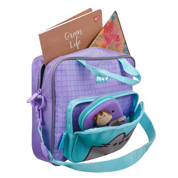 Сумка школьная А4 YES В-1 Pusheen Summer 550418 2.7х6.5х34 см | Зображення 4