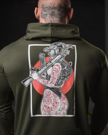 Худі maklin gerl олива НП4845 | Зображення 1