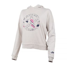 Толстовка JEEP HOODED CROPPED SWEATSHIRT STAR Botanical Print
