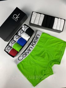 Набор трусов боксери CK в коробке  - ціна вказана поштучно