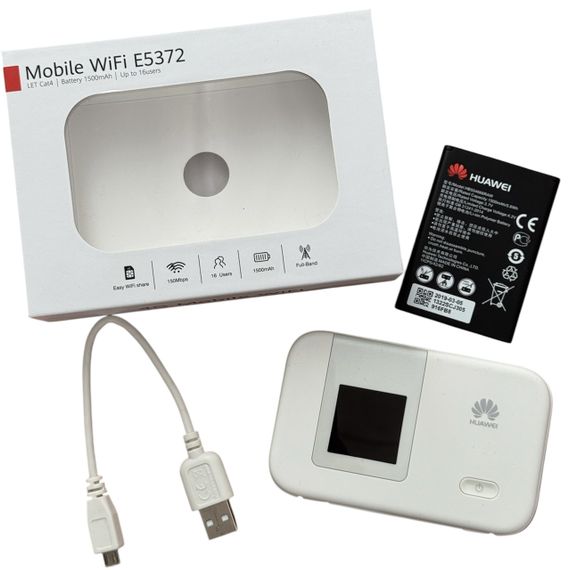 Роутер модем Huawei E5372s-32 4G LTE WiFi для SIM-карти з підтримкою зовнішньої антени | Зображення 4