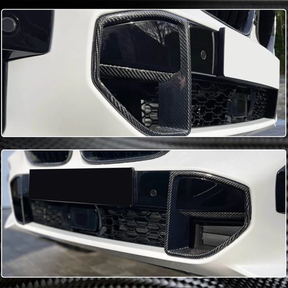 Карбонові вставки в передній бампер (для M-Sport, 2019-2022) для BMW X5 G05 2019- рр | Зображення 1