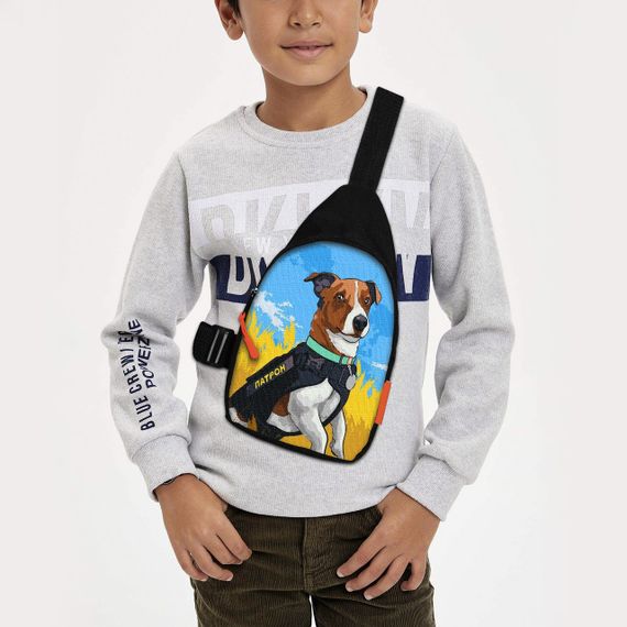 Сумка через плече дитяча Пес Патрон 29х17 см сумка слінг для хлопчика (02134)