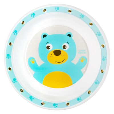 Тарілка дитяча Canpol babies Cute Animals Ведмедик Бірюзова (4/411) | Зображення 1