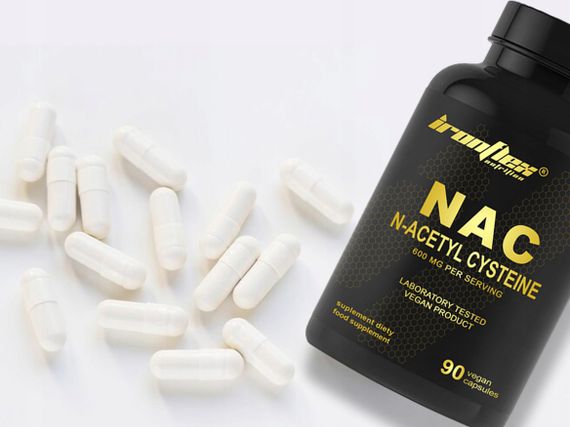 N-ацетил-L-цистеин Ironflex NAC 600 mg 90 caps | Зображення 2