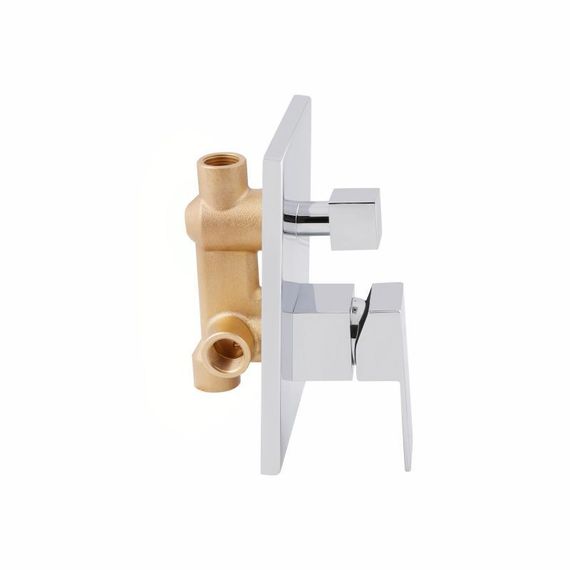 Душевая система универсальная Qtap Aquarius скрытого монтажа на два потребителя QTAQA64103NGC Chrome | Зображення 3