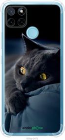 Чохол на Realme C21Y Димчастий кіт "825sp-2472-2448"