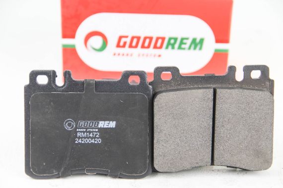 Колодки передні гальмівні W140/W140/W140/W124/W140 91-99, GOODREM (RM1472) | Зображення 1