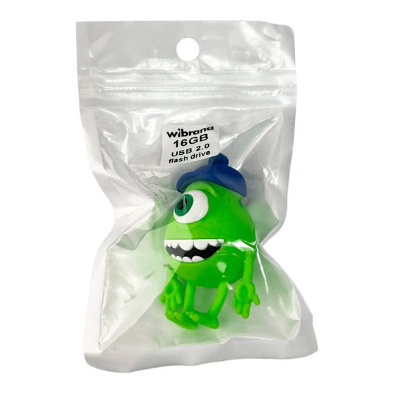 USB флеш накопичувач Wibrand 16GB Mike Wazowski Green USB 2.0 (WI2.0/MW16G) | Зображення 5
