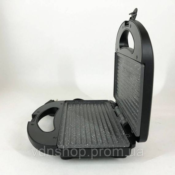 Прижимной гриль, Гриль электрический для дачи, Контактный гриль контактный двойной гладкий BR-15 | Зображення 3