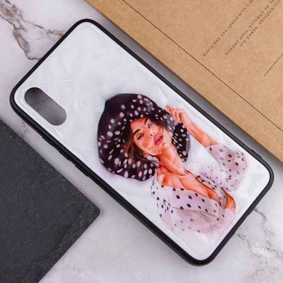 TPU+PC чохол Prisma Ladies для Xiaomi Redmi 7A TPU+PC, Girl in a hat | Зображення 3