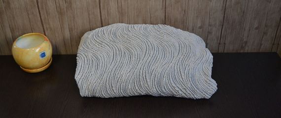 Жаккардовый чехол на диван + 2 кресла Volna с юбкой, ванильный | Зображення 2