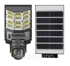 Уличная PTZ камера видеонаблюдения с LED-лампой и солнечной панелью SPM-XA01